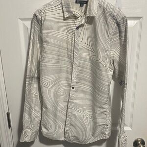 INC International Concepts Men's Swirl Pattern Shirt